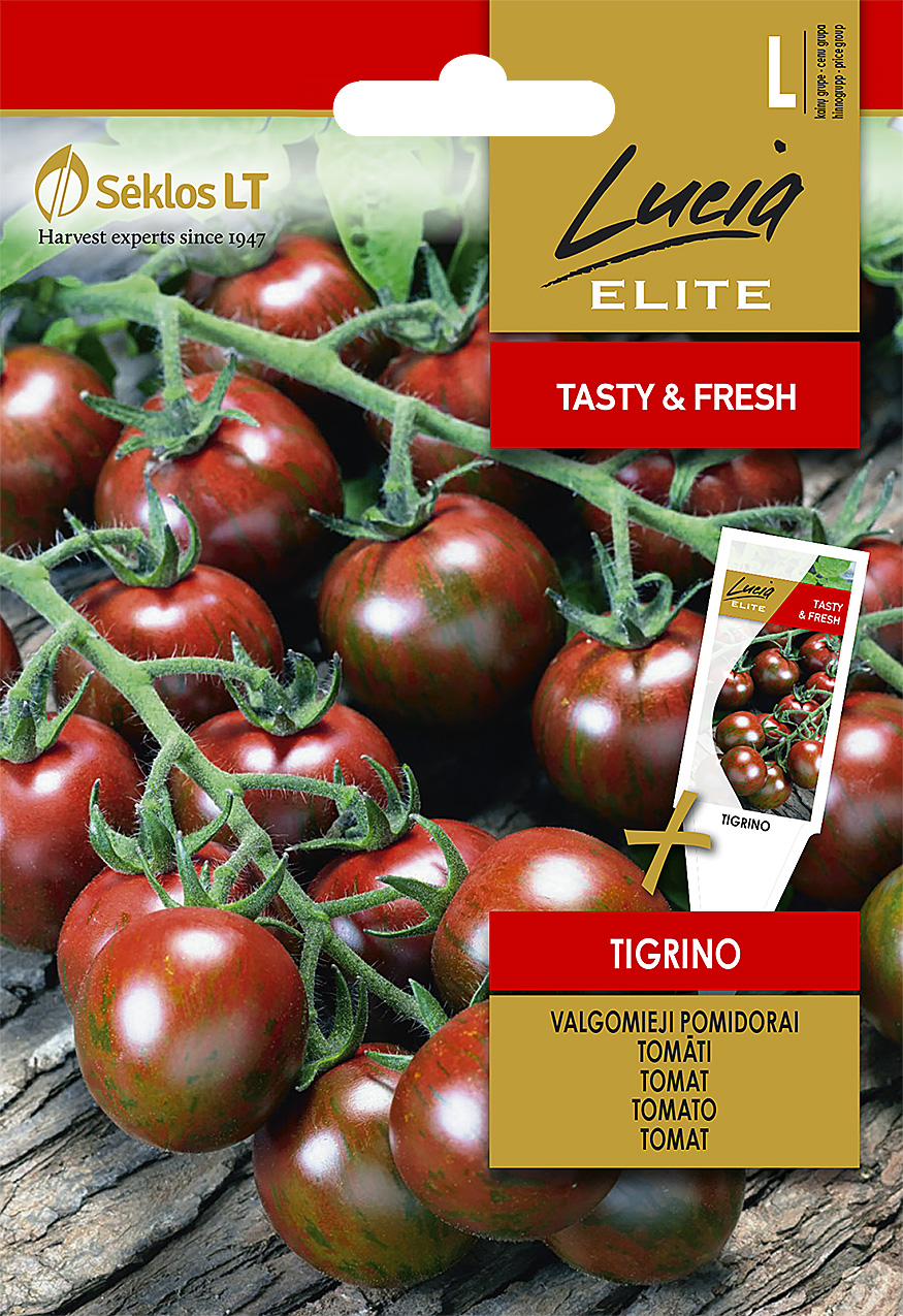 POMIDORAI VALGOMIEJI TIGRINO